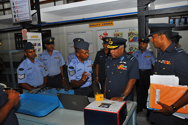 Commander's Annual
Inspection of SLAF Base Hingurakgoda