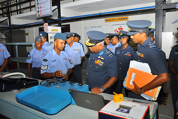 Commander's Annual
Inspection of SLAF Base Hingurakgoda