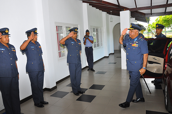 Commander's Annual
Inspection of SLAF Base Hingurakgoda