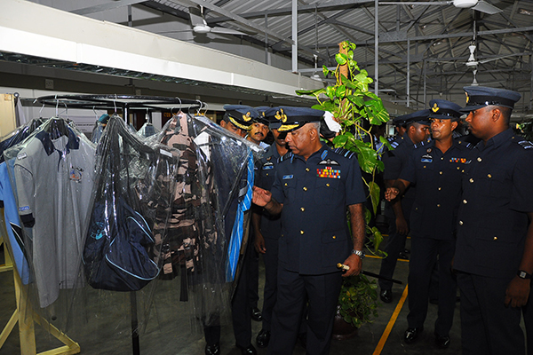 Commander's Annual
Inspection of SLAF Base Hingurakgoda