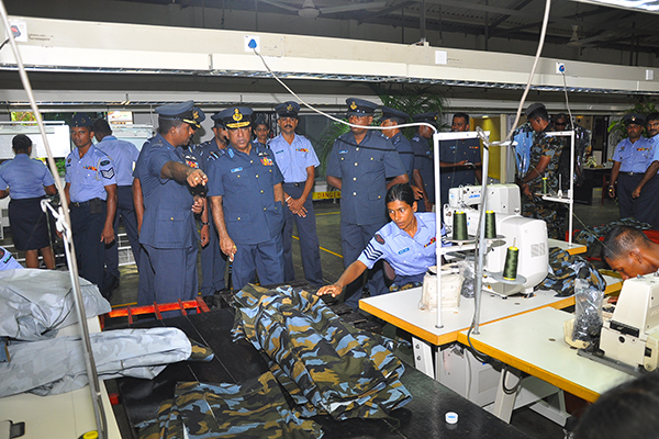 Commander's Annual
Inspection of SLAF Base Hingurakgoda
