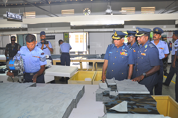 Commander's Annual
Inspection of SLAF Base Hingurakgoda