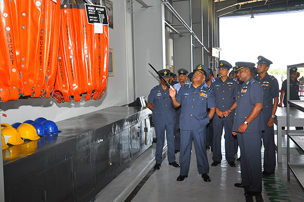Commander's Annual
Inspection of SLAF Base Hingurakgoda