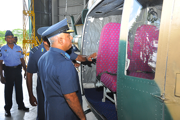 Commander's Annual
Inspection of SLAF Base Hingurakgoda