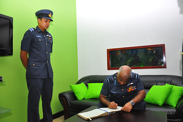 Commander's Annual
Inspection of SLAF Base Hingurakgoda