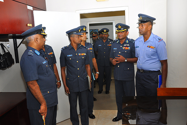 Commander's Annual
Inspection of SLAF Base Hingurakgoda