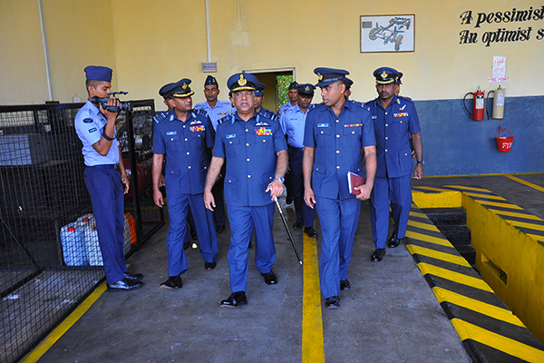 Commander's Annual
Inspection of SLAF Base Hingurakgoda