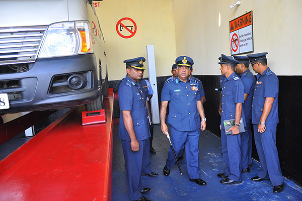 Commander's Annual
Inspection of SLAF Base Hingurakgoda