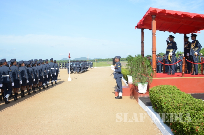 Commander's Annual Inspection at SLAF Base Hingurakgoda