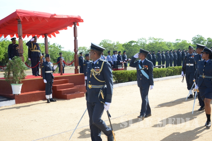 Commander's Annual Inspection at SLAF Base Hingurakgoda