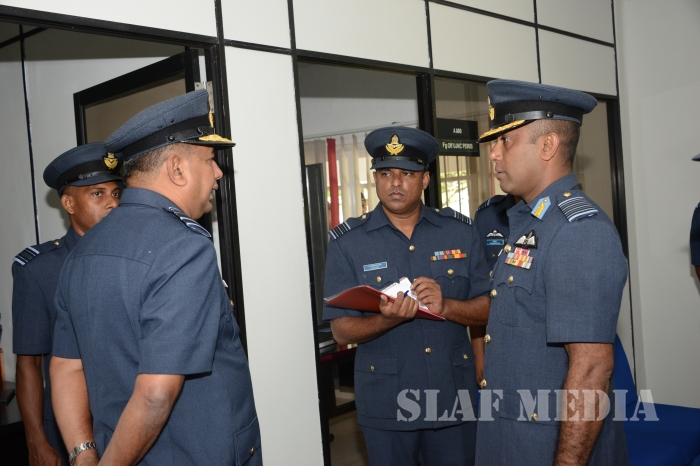 Commander's Annual Inspection at SLAF Base Hingurakgoda