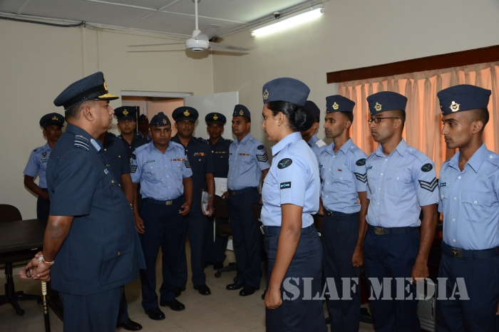 Commander's Annual Inspection at SLAF Base Hingurakgoda
