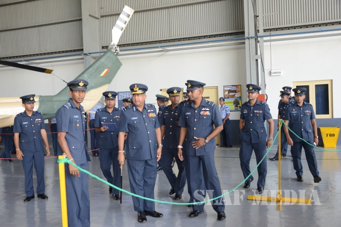 Commander's Annual Inspection at SLAF Base Hingurakgoda