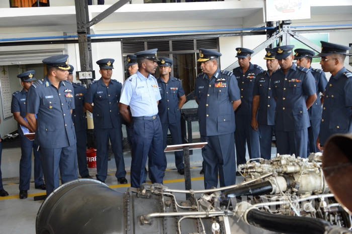 Commander's Annual Inspection at SLAF Base Hingurakgoda