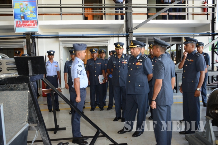 Commander's Annual Inspection at SLAF Base Hingurakgoda
