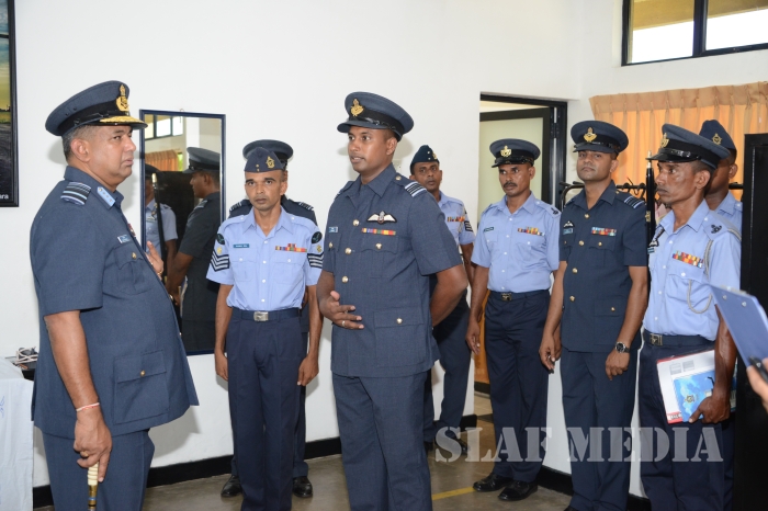 Commander's Annual Inspection at SLAF Base Hingurakgoda