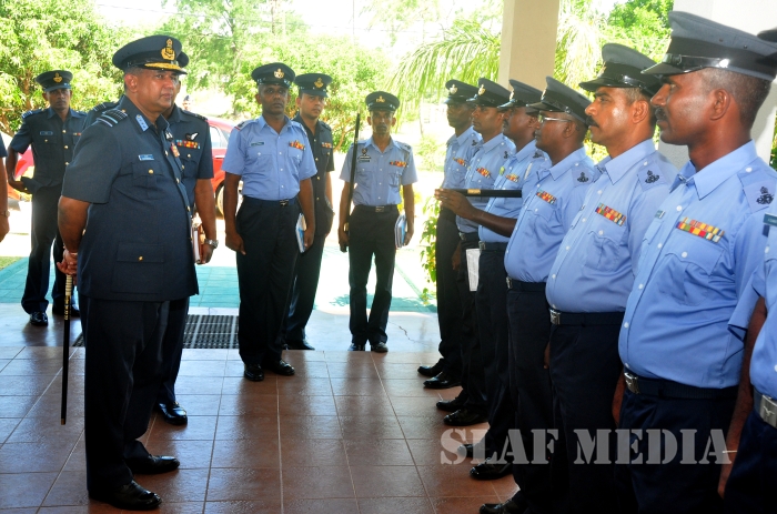 Commander's Annual Inspection at SLAF Base Hingurakgoda