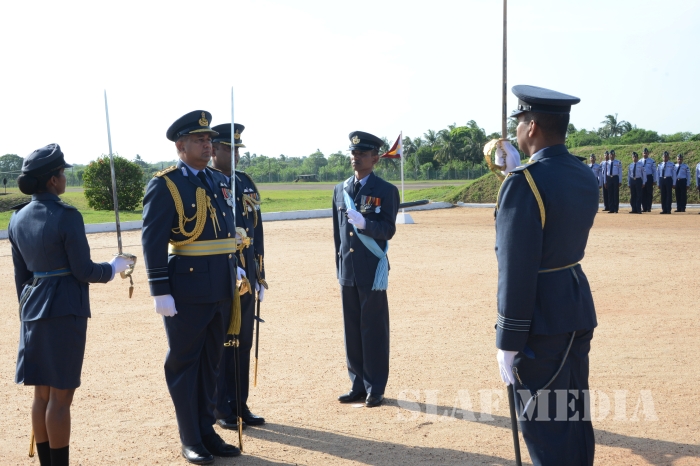 Commander's Annual Inspection at SLAF Base Hingurakgoda