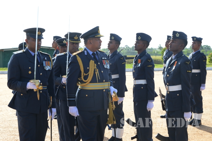 Commander's Annual Inspection at SLAF Base Hingurakgoda
