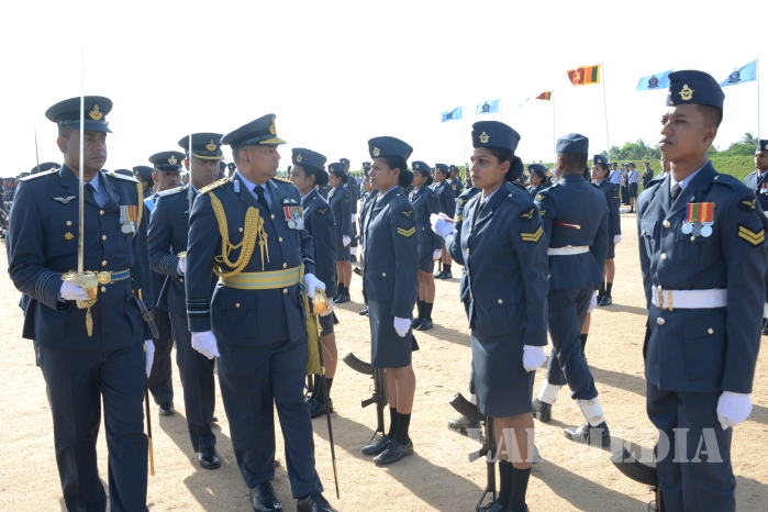 Commander's Annual Inspection at SLAF Base Hingurakgoda