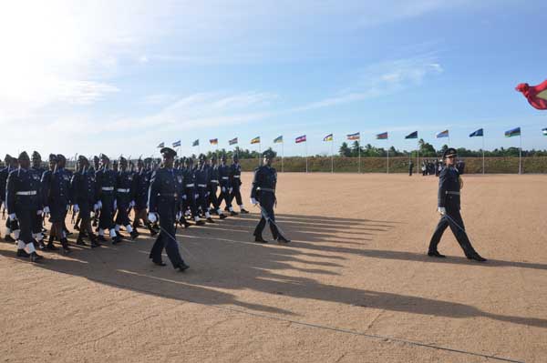 AOC’s Inspection was held at SLAF base Hingurakkgoda yesterday