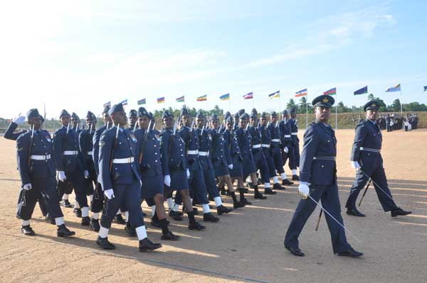 AOC’s Inspection was held at SLAF base Hingurakkgoda yesterday