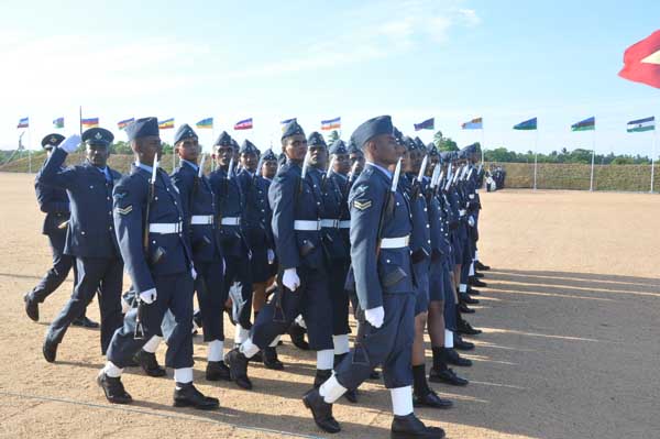AOC’s Inspection was held at SLAF base Hingurakkgoda yesterday