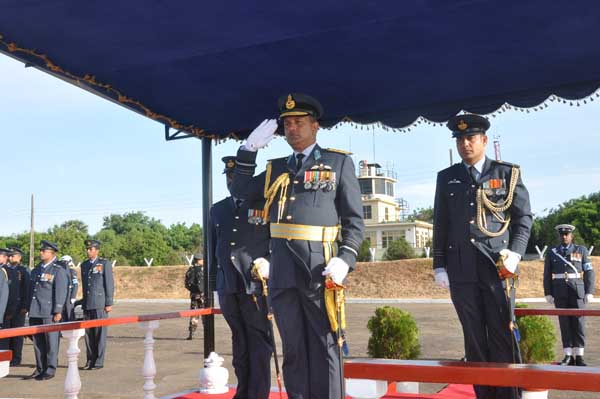 AOC’s Inspection was held at SLAF base Hingurakkgoda yesterday