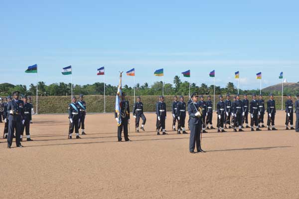 AOC’s Inspection was held at SLAF base Hingurakkgoda yesterday