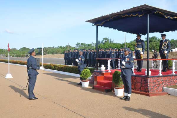 AOC’s Inspection was held at SLAF base Hingurakkgoda yesterday