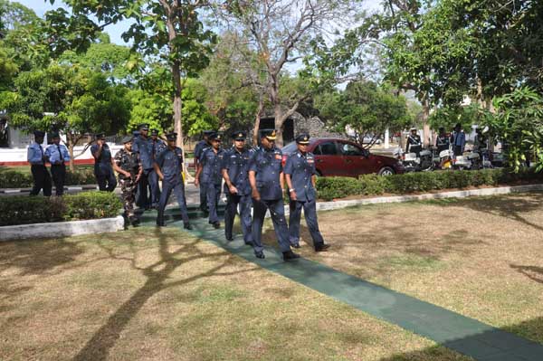 AOC’s Inspection was held at SLAF base Hingurakkgoda yesterday