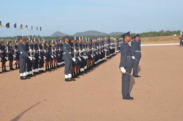 AOC’s Inspection was held at SLAF base Hingurakkgoda yesterday