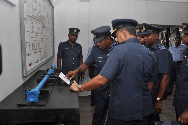 AOC’s Inspection was held at SLAF base Hingurakkgoda yesterday