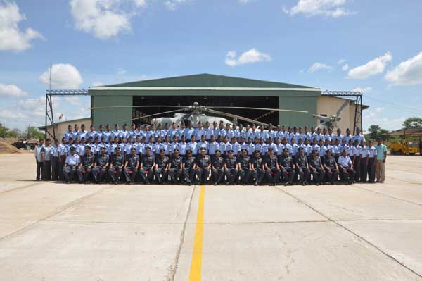AOC’s Inspection was held at SLAF base Hingurakkgoda yesterday