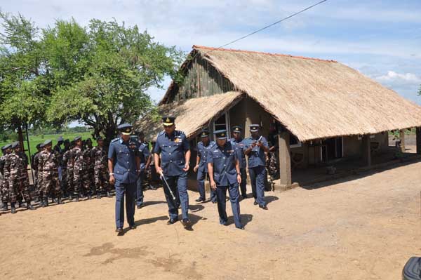AOC’s Inspection was held at SLAF base Hingurakkgoda yesterday