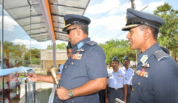 AOC’s Inspection was held at SLAF base Hingurakkgoda yesterday