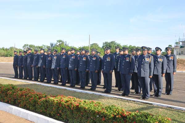 AOC’s Inspection was held at SLAF base Hingurakkgoda yesterday