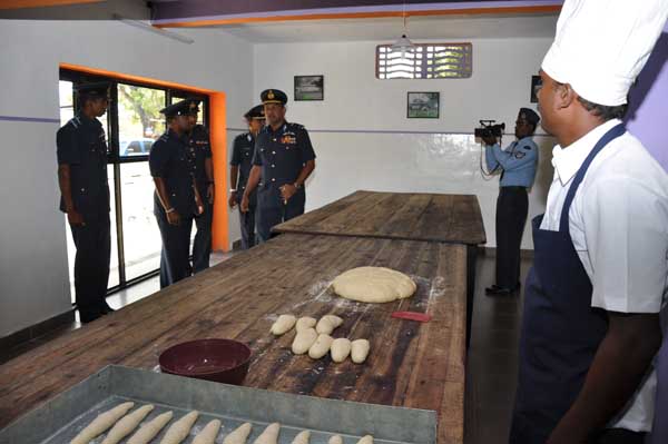 AOC’s Inspection was held at SLAF base Hingurakkgoda yesterday
