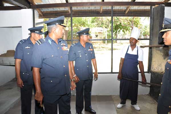 AOC’s Inspection was held at SLAF base Hingurakkgoda yesterday