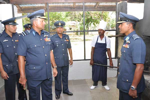 AOC’s Inspection was held at SLAF base Hingurakkgoda yesterday