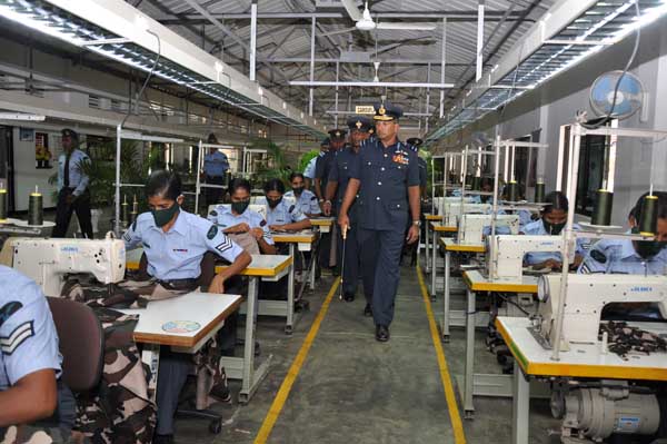 AOC’s Inspection was held at SLAF base Hingurakkgoda yesterday