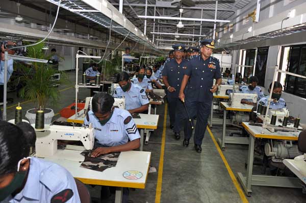 AOC’s Inspection was held at SLAF base Hingurakkgoda yesterday