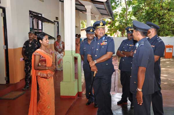 AOC’s Inspection was held at SLAF base Hingurakkgoda yesterday