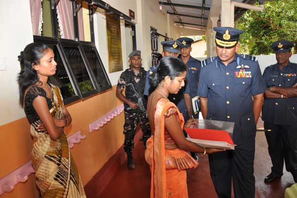 AOC’s Inspection was held at SLAF base Hingurakkgoda yesterday