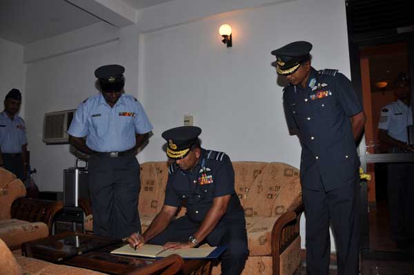 AOC’s Inspection was held at SLAF base Hingurakkgoda yesterday