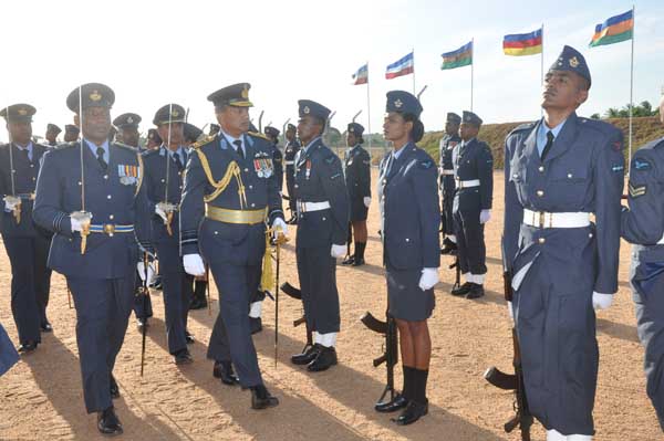 AOC’s Inspection was held at SLAF base Hingurakkgoda yesterday