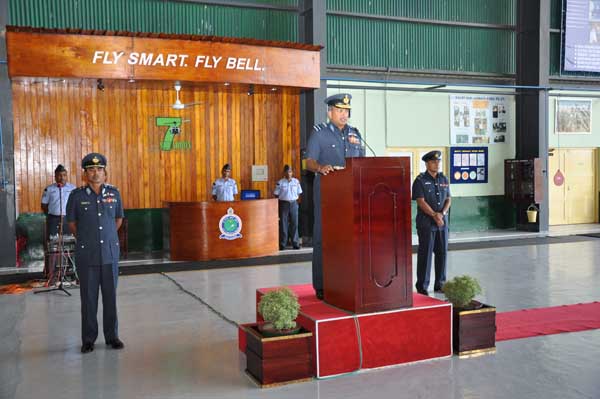 AOC’s Inspection was held at SLAF base Hingurakkgoda yesterday