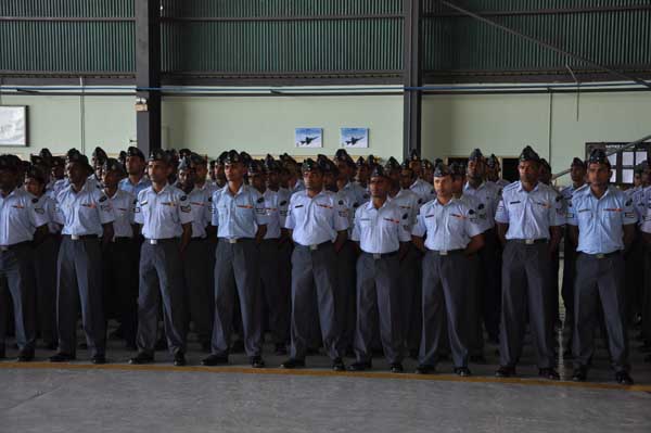 AOC’s Inspection was held at SLAF base Hingurakkgoda yesterday