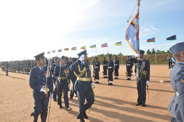 AOC’s Inspection was held at SLAF base Hingurakkgoda yesterday