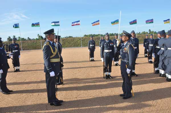 AOC’s Inspection was held at SLAF base Hingurakkgoda yesterday
